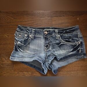 ZANADI Junior 7 Embellished Shortie Jean Shorts